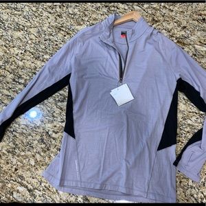 Icebreaker Merino mens comet long sleeve half zip | large | luna (blue)